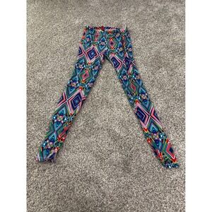 L & Kiss Girls‎ Colorful Geometric Print Leggings Stretch Pants (A695)